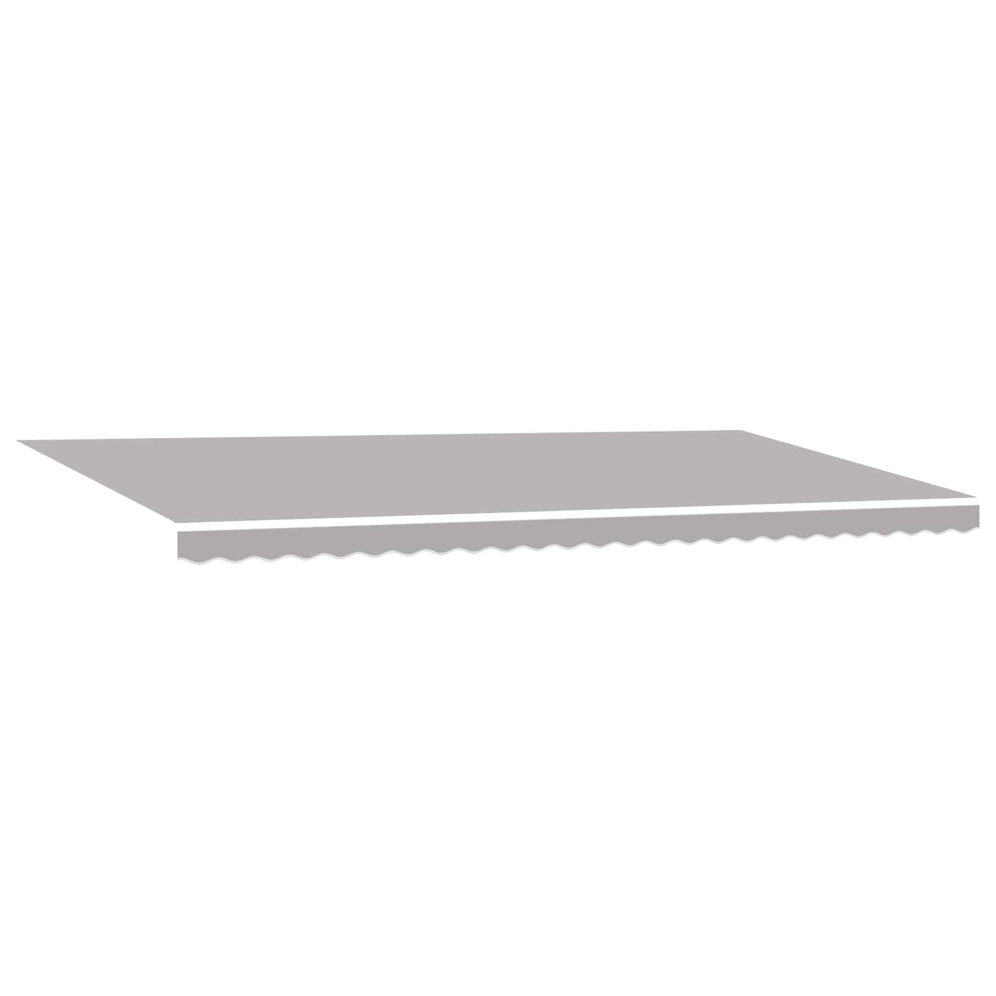 Toldo Retráctil Gris Claro 600 X 350 Cm Poliéster Y Aluminio_3