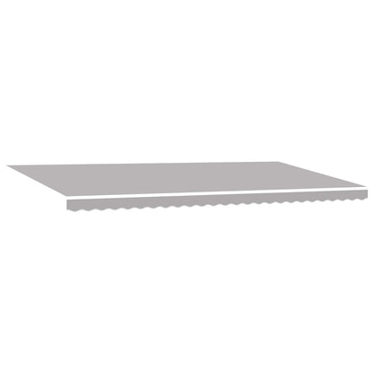 Toldo Retráctil Gris Claro 600 X 300 Cm Tela Y Aluminio_3