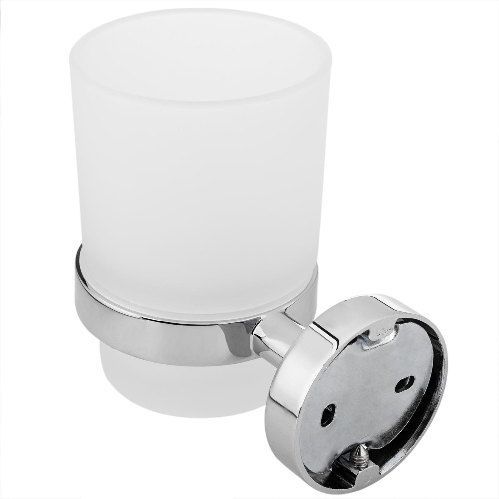 Vaso 68mm Diámetro Porta Cepillo De Dientes Con Soporte Porta Vaso De Pared Modelo Paddy_4