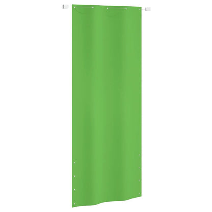Vidaxl Toldo Pantalla Para Balcón Tela Oxford Verde Claro 100x240 Cm_0