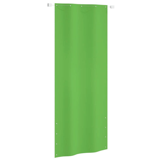 Vidaxl Toldo Pantalla Para Balcón Tela Oxford Verde Claro 100x240 Cm_0