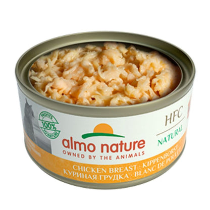 Almo Comida Humeda Gato Hfc Natural Lata 70gr Pechuga Pollo_1