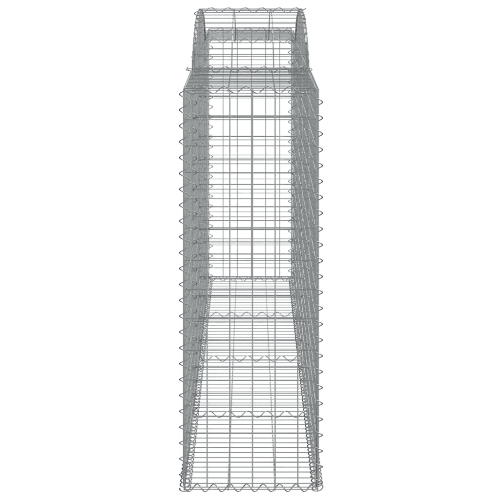 Cestas Gaviones 17 Uds Forma De Arco Hierro 300x50x140/160 Cm_4