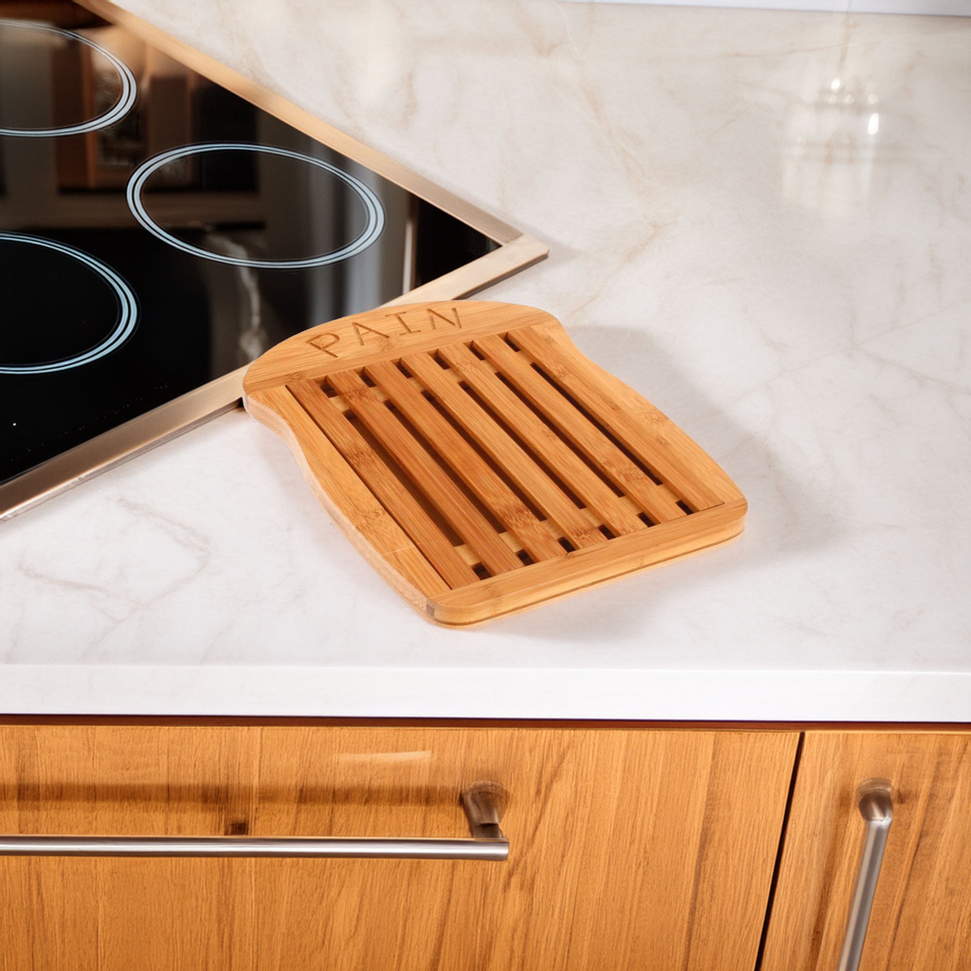 Well Home - Tablero De Bambú Para Rebanadas 34x26x2cm