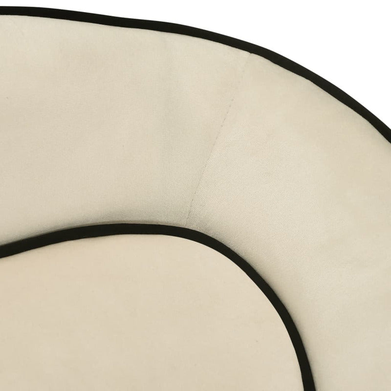 Vidaxl Sofá Para Perros Felpa Crema 67x47x36 Cm_5
