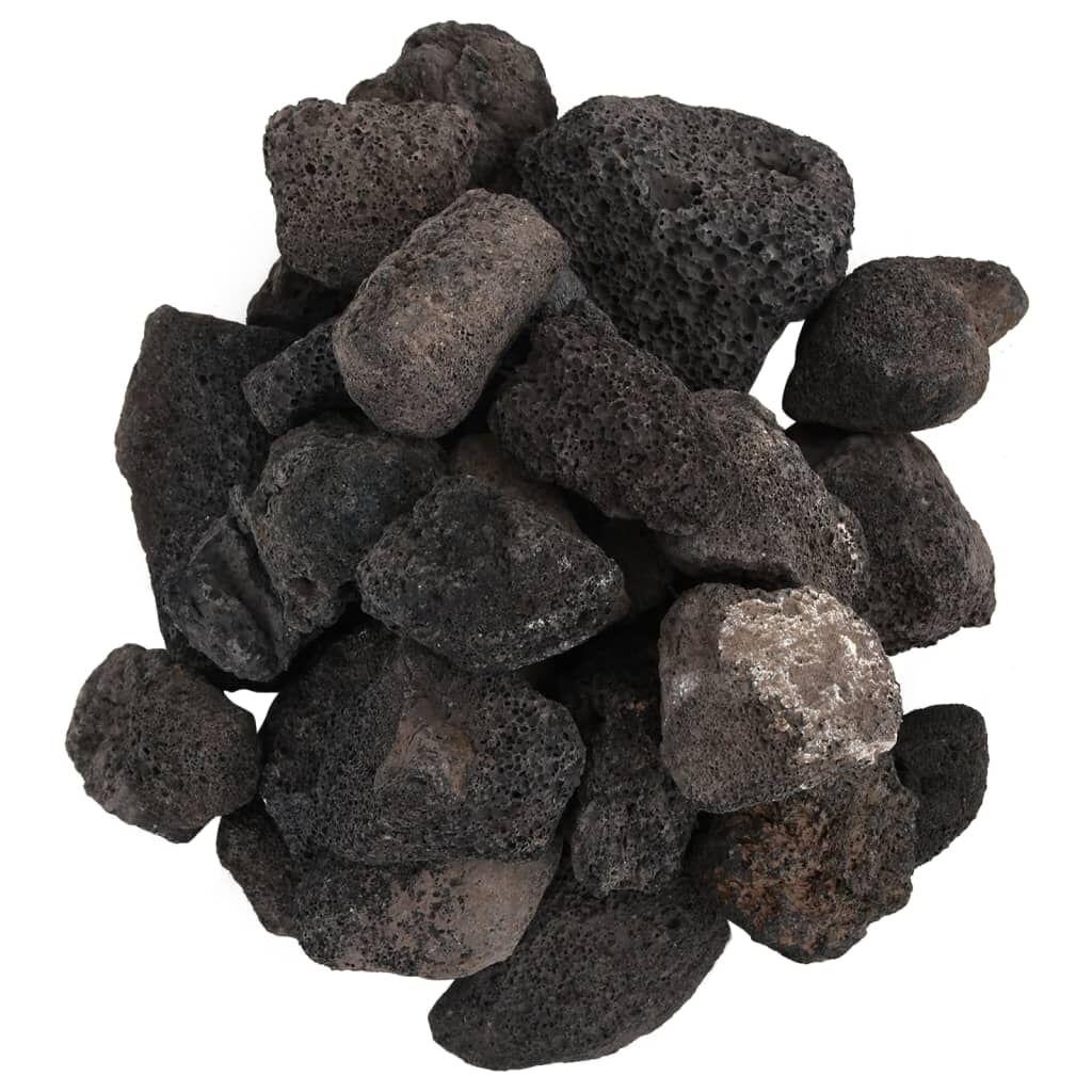 Vidaxl Rocas Volcánicas Negras 10 Kg 5-8 Cm_2