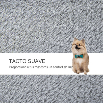 Pawhut Escalera Para Gatos De 4 Niveles Con Bola Colgante 60x40x64 Cm Gris_5