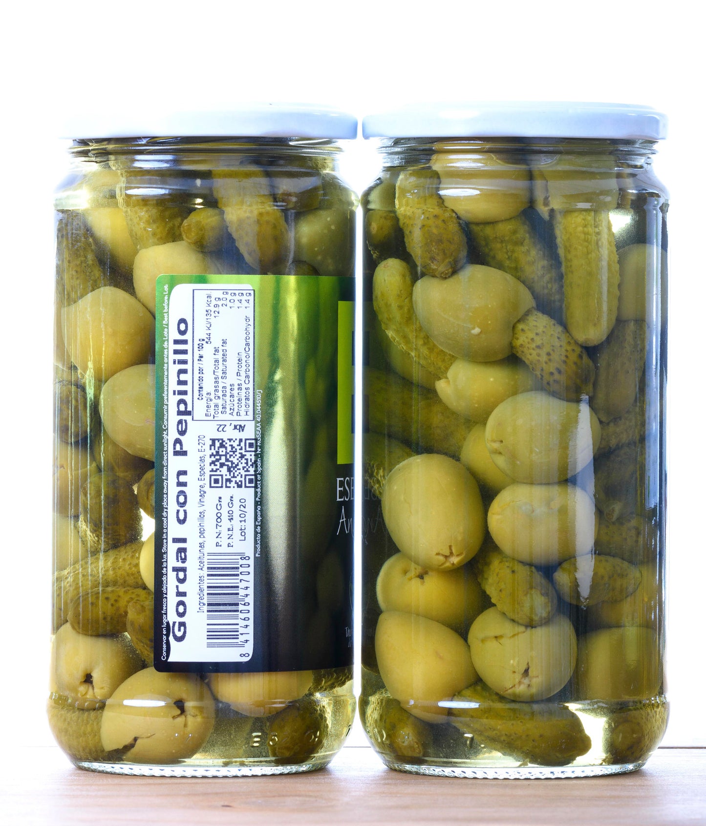 Aceitunas Gordal Con Pepinillo 700 Gr - Producto De Jaén_1