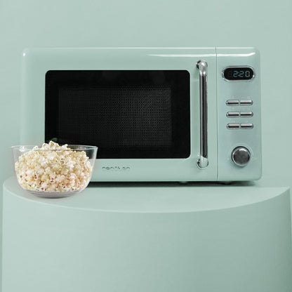 Microondas Digital Con Grill De 20 L Proclean 5110 Retro Green. 700 W En 5 Niveles, Temporizador Hasta 60 Mins, 8 Programas Y Modo Descongelación, D_3