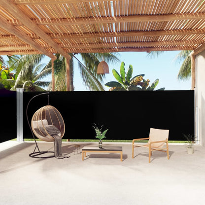 Vidaxl Toldo Lateral Retráctil Negro 180x1000 Cm_1