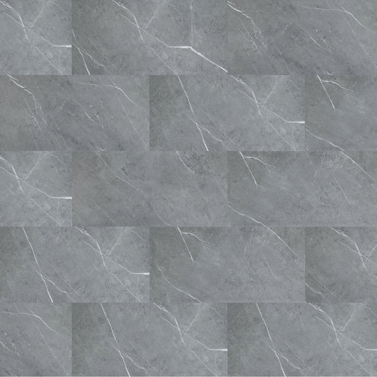 Aqua Click Tiles - Paneles De Pared A Prueba De Agua Y Panel De Sueloe  - Hawick - Gris - 12 Paneles (2,23m²)