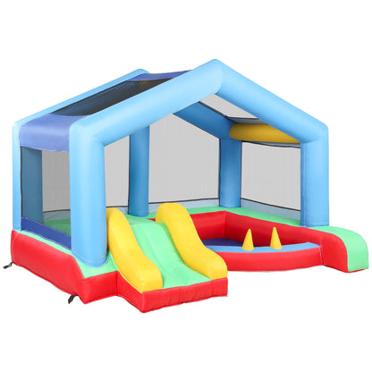 Aiyaplay Castillo Hinchable Para Niños Con Soplador Tobogán Cama Elástica_0