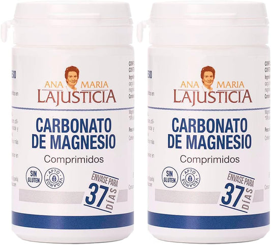 Pack 2X Carbonato de magnesio Ana Maria LaJusticia, 75 comprimidos