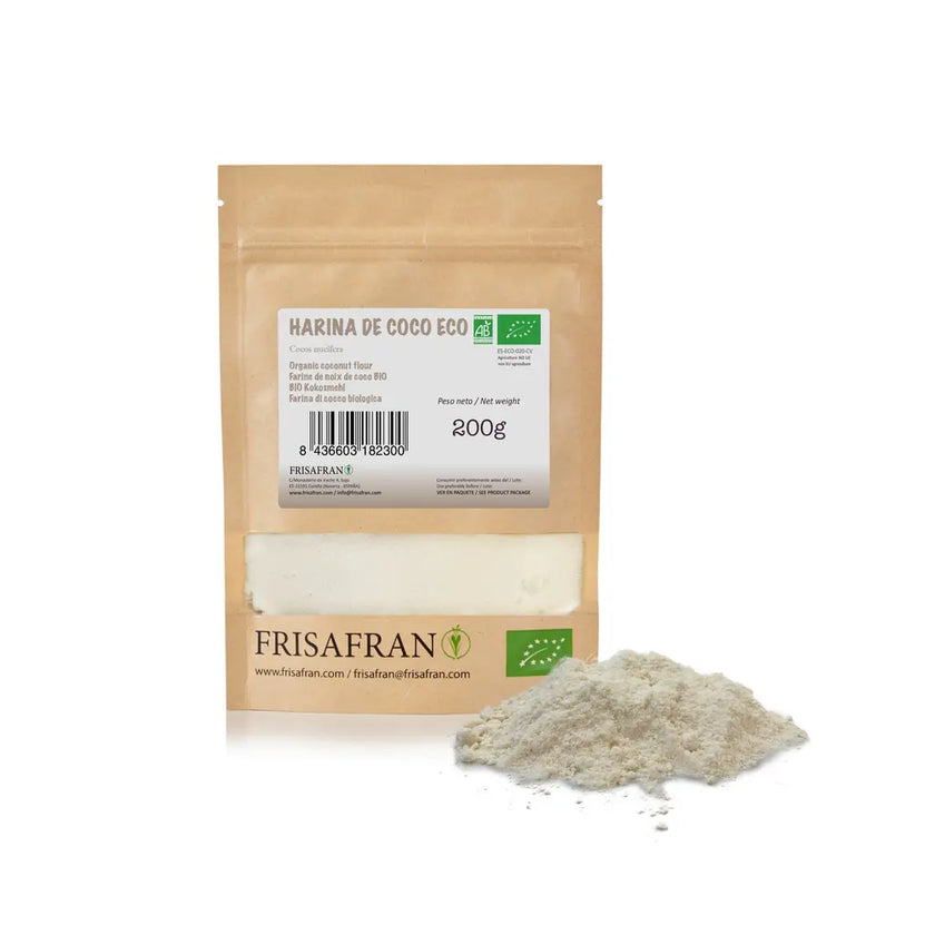 Harina De Coco En Polvo Ecológica | Calidad | Frisafran 200 G_0