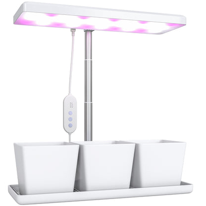 Outsunny Lámpara De Planta 30 Led Con Temporizador Automático Y 5 De Brillo_0