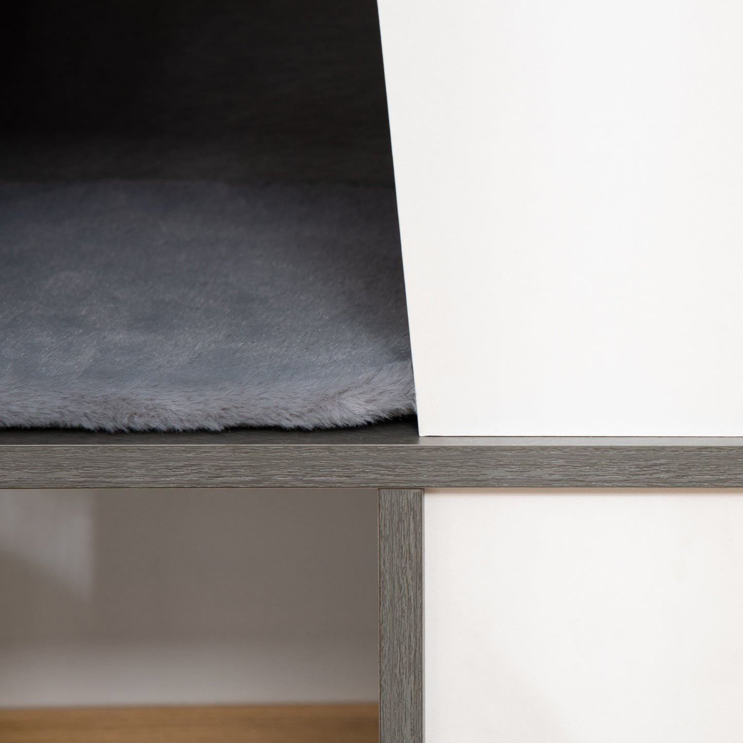 Pawhut Árbol Para Gatos De Madera Con Cuevas Cojines Plataformas Postes Rascador_4