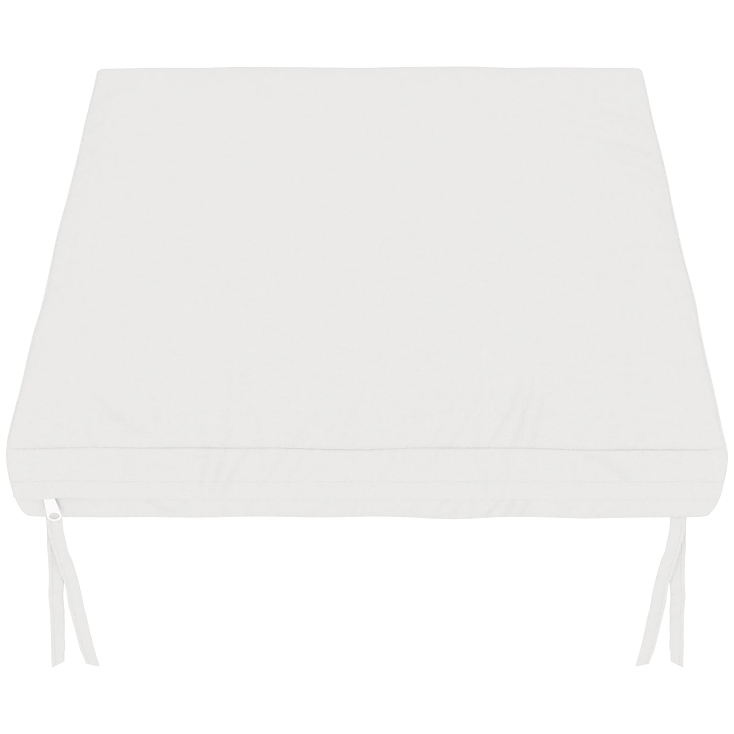 Outsunny Juego De Cojines Para Sillas De Comedor De 6 Piezas 46x42x7 Cm Crema_4