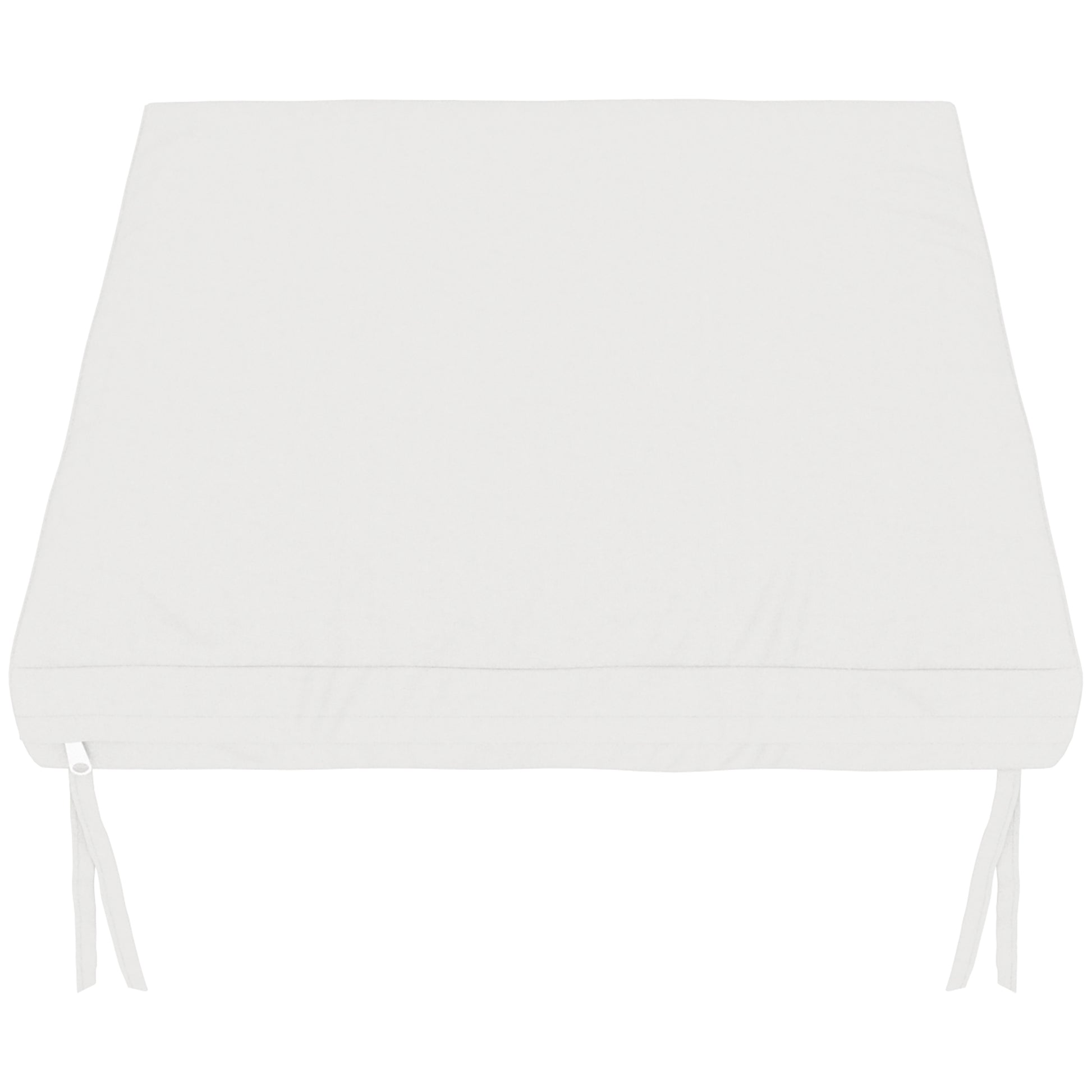 Outsunny Juego De Cojines Para Sillas De Comedor De 6 Piezas 46x42x7 Cm Crema_4