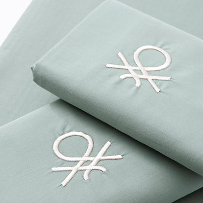 Set 3pzs Sabana Individual: Sabana Plana(160x280cm C/ Dobladillo Simple 5cm) + Sabana Bajera (90x200+40cm Flap) + 1 Funda De Almohada (50x85) 100% Al