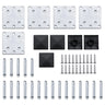 Set De Panel De Valla Wpc Marrón 699x146 Cm / Vetonek