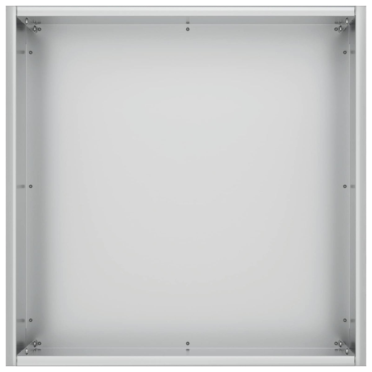 Macetero De Jardín Plateado 45 X 45 X 45 Cm Acero Galvanizado_3