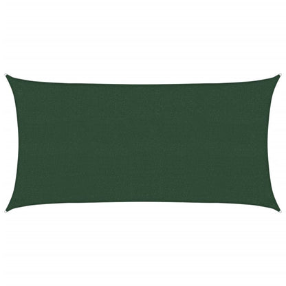 Vidaxl Toldo De Vela Hdpe Verde Oscuro 160 G/m² 2,5x5 M_0