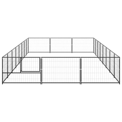 Perrera Acero 24 M² Negra_3
