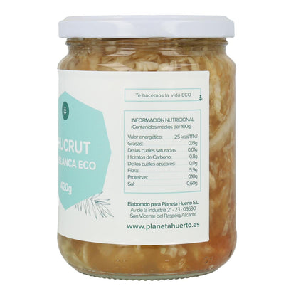 Chucrut Col Blanca ECO Planeta Huerto 420 g
