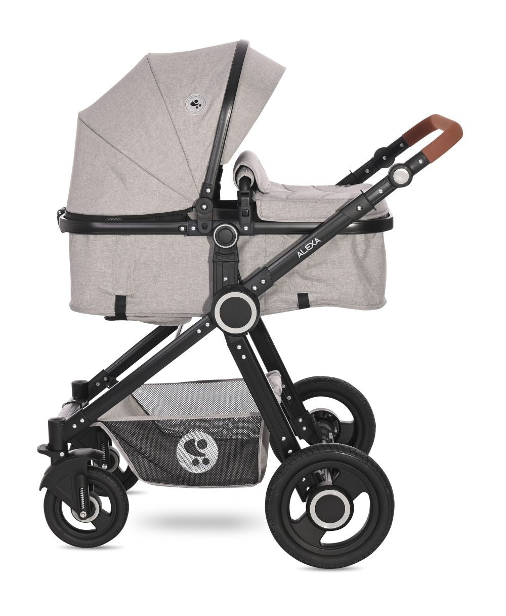 Carrito De Bebé Trío Alexa Grey Elephants_1