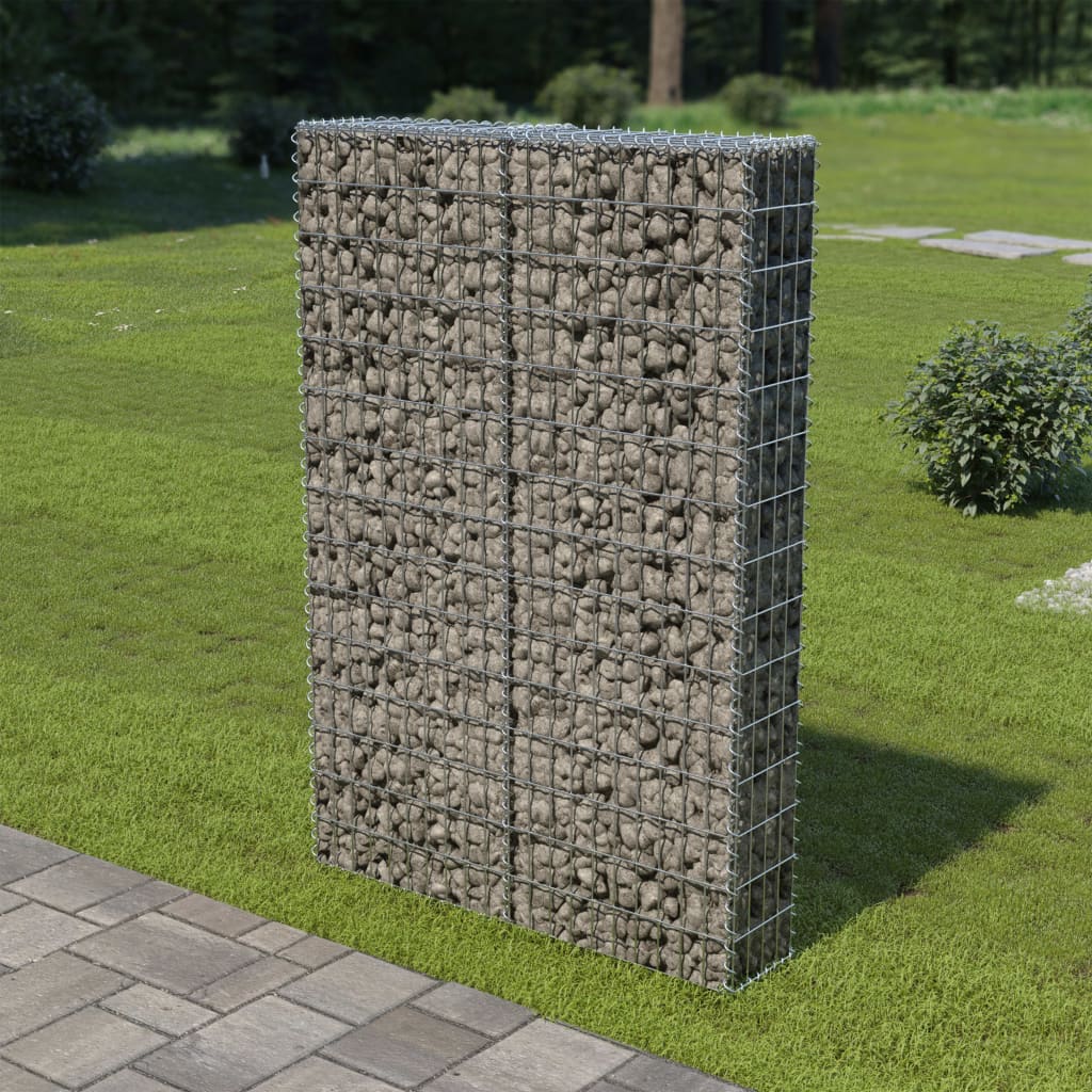 Muro De Gaviones Con Cubiertas Acero Galvanizado 100x20x150 Cm / Vetonek_3
