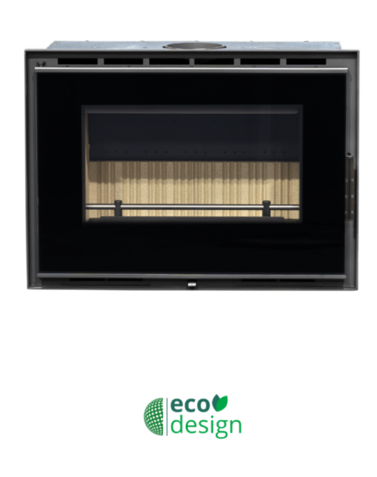 Insertables Con Ventilación A Leña Metlor Modelo Elos 70 Vitrus_0