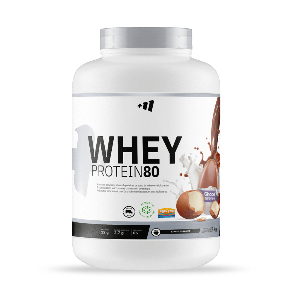 Whey Protein80 - 2 Kg - Choco Surprise (huevo De Chocolate) - Aumenta La Masa Muscular - Masmusculo_0