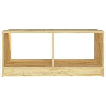 Mesa De Centro De Madera Maciza De Pino 75x50x33,5 Cm_3