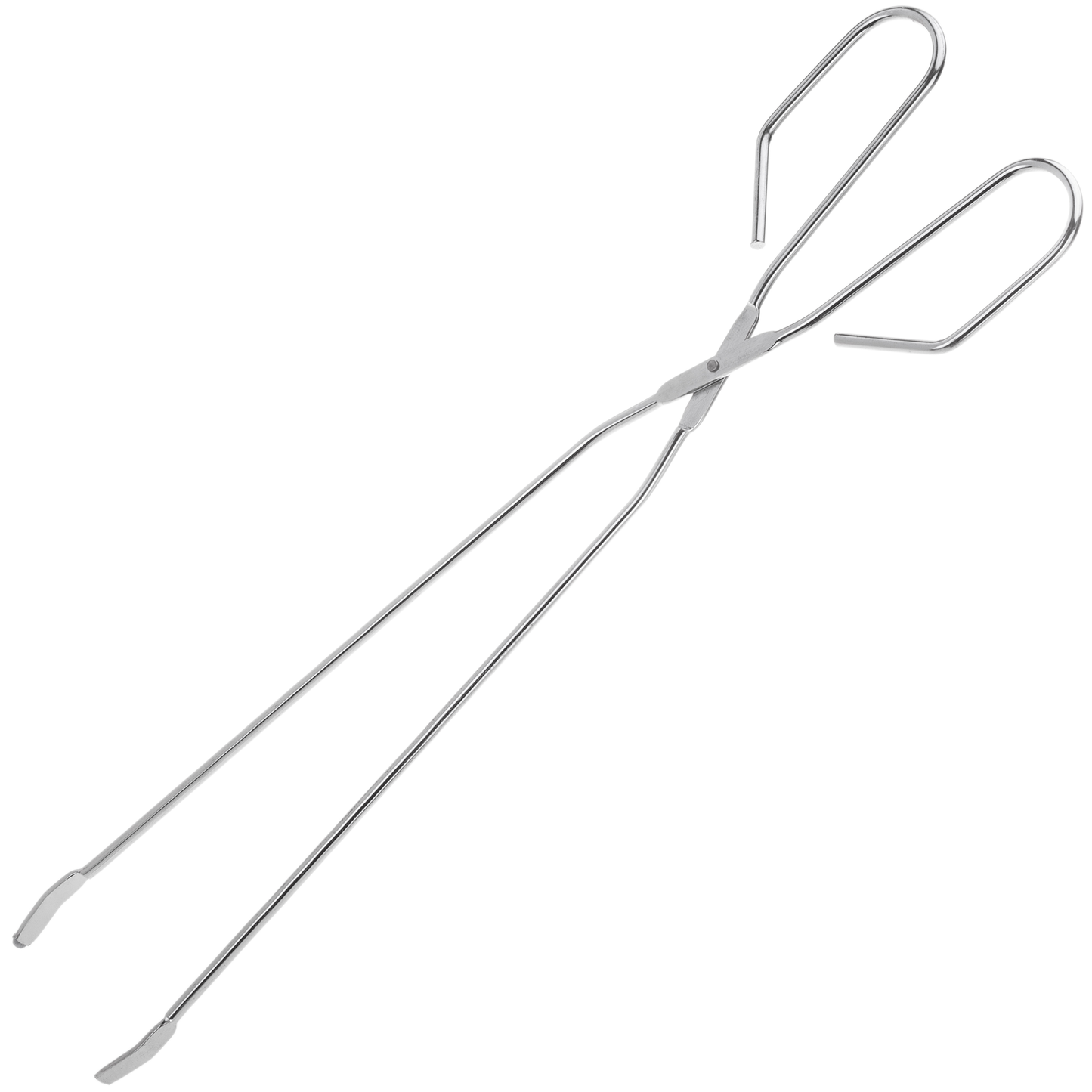 Pinzas Cromadas Para Barbacoa De Acero Inoxidable De 35 Cm_0
