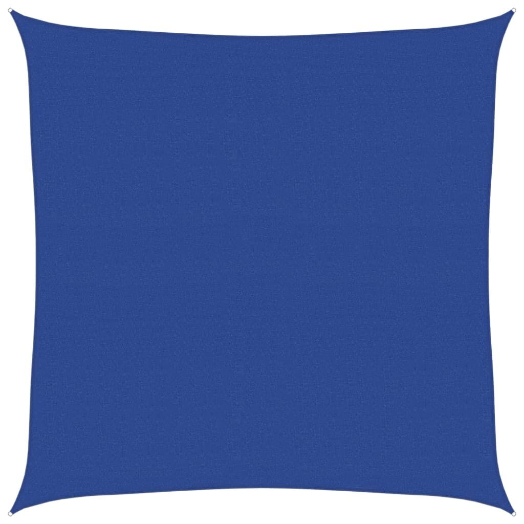 Vidaxl Toldo De Vela Cuadrado Hdpe Azul 160 G/m² 7x7 M_0
