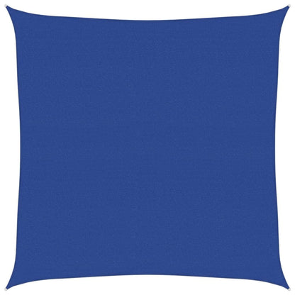 Vidaxl Toldo De Vela Cuadrado Hdpe Azul 160 G/m² 7x7 M_0