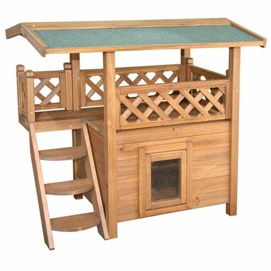 Kerbl Casa Para Gatos Lodge 77x50x73 Cm_0