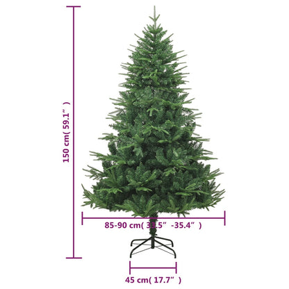 Vidaxl Árbol De Navidad Artificial Verde 150 Cm Pvc Y Pe_2