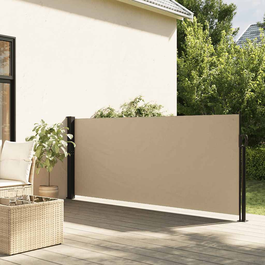 Vidaxl Toldo Lateral Retráctil Beige 100x300 Cm_1