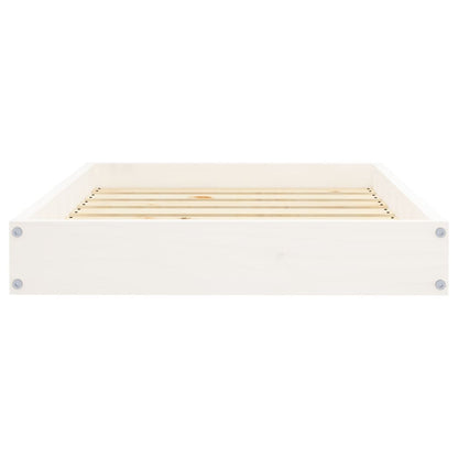 Vidaxl Cama Para Perros Madera Maciza De Pino Blanco 71,5x54x9 Cm_3