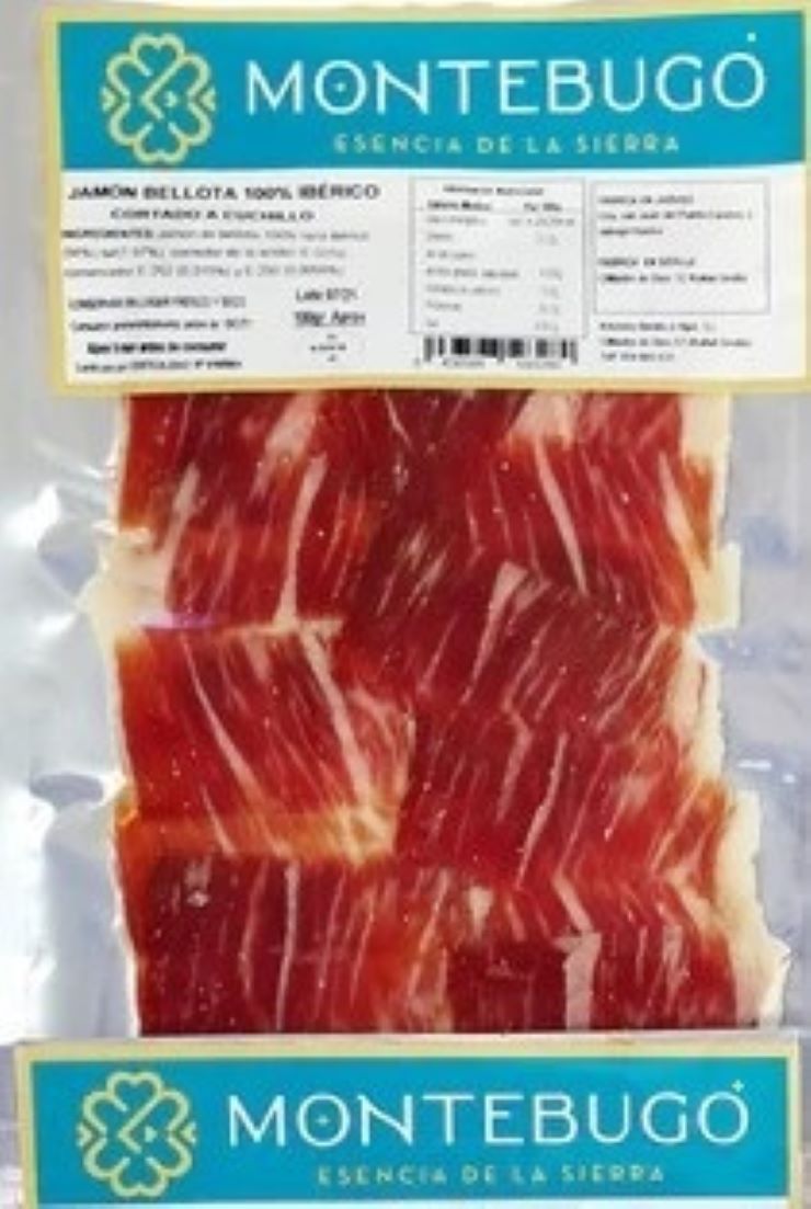 Sobres De Jamón De Bellota 100% Cortado A Cuchillo. 100 Grs. Aprox. 20 Sobres_1