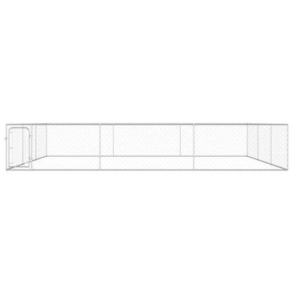 Perrera De Exterior De Acero Galvanizado 6x6x1 M_2