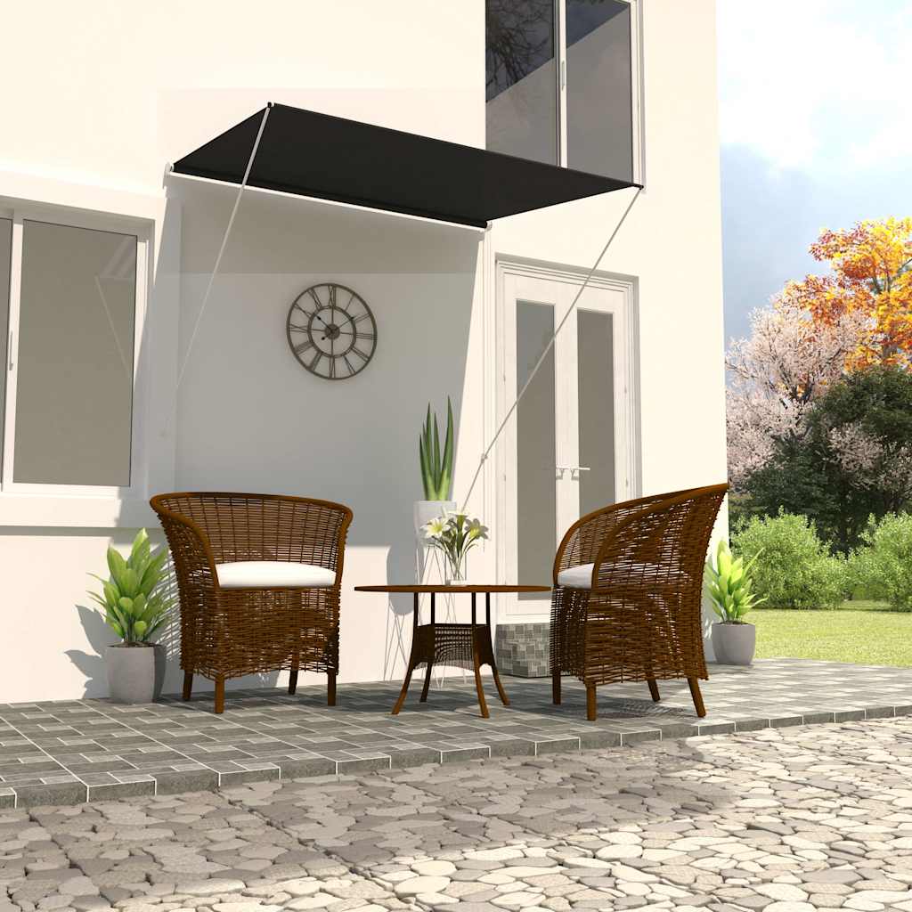 Toldo Retráctil 150x150 Cm Gris Antracita_1