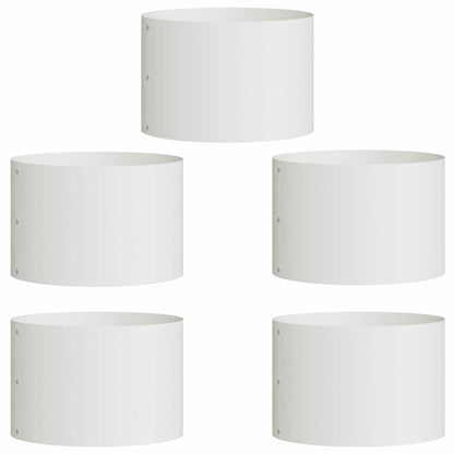 Anillo Para Maceta 5 Pcs 30 X 30 X 20 Cm Acero Laminado En Frío_0
