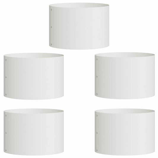 Anillo Para Maceta 5 Pcs 30 X 30 X 20 Cm Acero Laminado En Frío_0