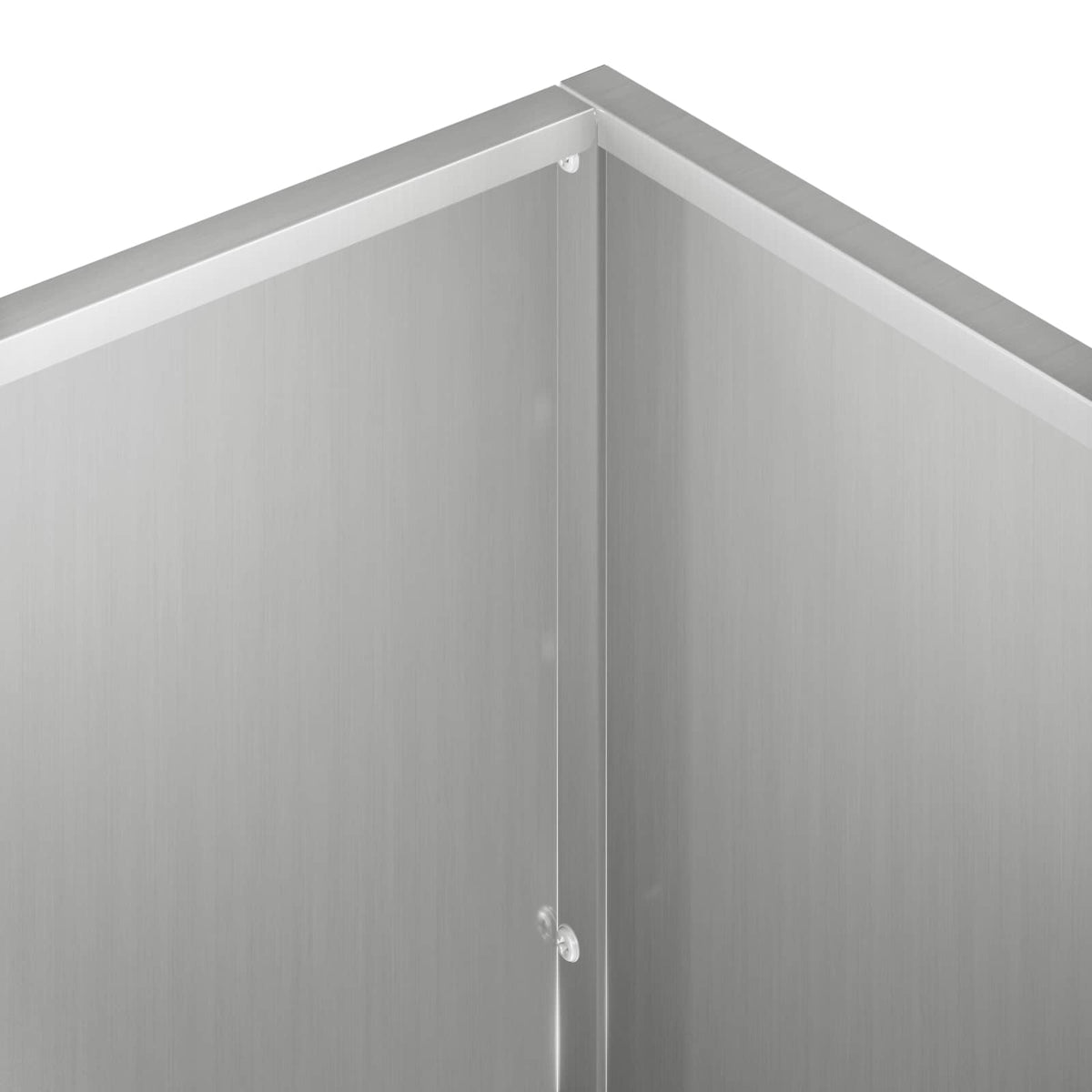 Macetero De Jardín Plateado 80 X 50 X 50 Cm Acero Galvanizado_4