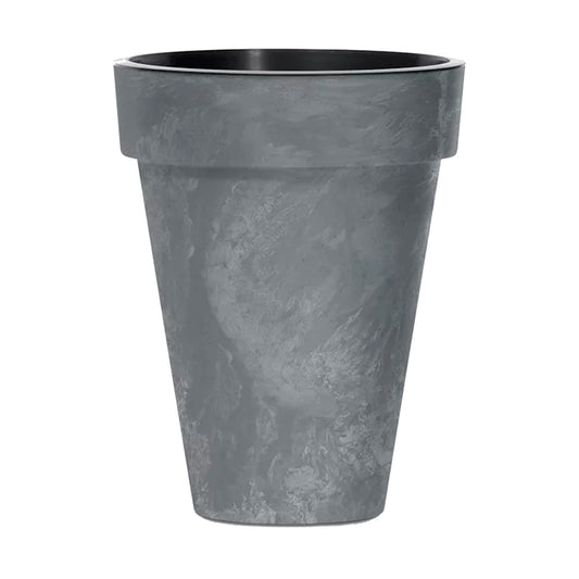 Maceta Cube Slim Beton Effect 12l., Con Depósito, Dimensiones (mm) 276x276x349, Color Marengo_0