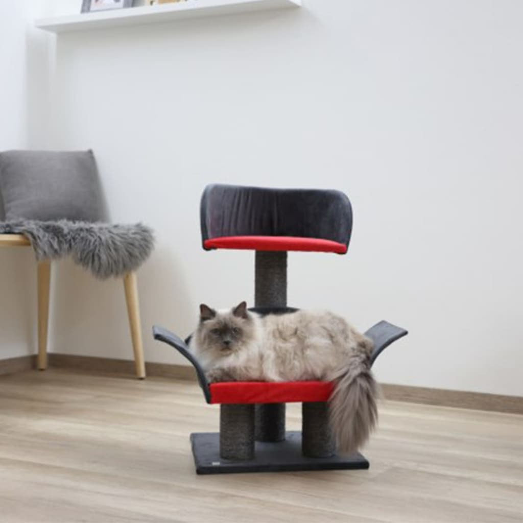 Kerbl Rascador Para Gatos Lounge Deluxe Gris Y Rojo 81548_1