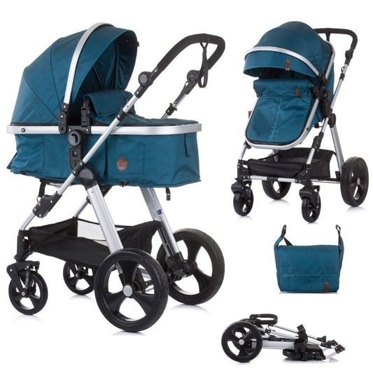 Carrito De Bebé Havana Dúo Convertible Hasta 22 Kg Con Bolso Y Mosquitera Atlantic_0