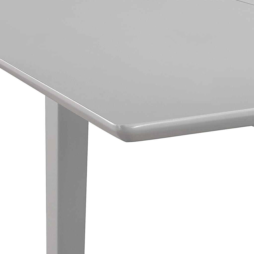 Mesa De Comedor Extensible Gris (80-120)x80x74 Cm Mdf_3